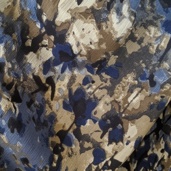 Floral midi lined skirt - Picture 2 of 4